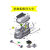 定制德国卡赫凯驰洗地机配件BD50/50C刷盘胶刮条吸排污水管针盘轮裙边 压轮一套