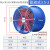 轴流风机工业风扇排气扇大功率换气排风扇380v管道抽风机商用强力 管道3.5-2不带支架 默认