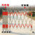 不锈钢移动伸缩围栏车间隔离栏安全防护栏幼儿园推拉折叠栅栏工业品 1.2米*6米+万向轮加厚款