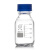 螺口试剂瓶250ml透明蓝塑料盖带刻度耐高温高硼硅玻璃丝口瓶实验化工教学 高硼硅 1000ml