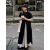 莫夏桑女士衬衣2024新款夏季时尚高档东京杂志社 小个子套装日系山本风 黑色长衬衫 S