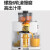 膳魔师（THERMOS）原汁机榨汁机小型汁渣分离家用国家补贴果汁机全自动多功能好清洗水果蔬菜石榴大容量大口径打汁杯 【99%纯汁率】马尔斯绿