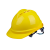 德威狮安全帽建筑工程施工加厚国标ABS特硬工人帽防护头盔定制印字 518黄（玻钢型）加厚