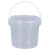 食品级塑料桶带盖透明水果捞打包盒冰粉密封桶外卖桶奶茶桶酱料桶 750ml透明常规款2个