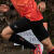 361°男运动裤2024夏季新款五分紧身裤弹力透气男士马拉松跑步裤 超级黑 2XL