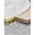 浔括（XUNKUO）铝合金瓷砖收边条收口条压条木地板极窄压条阳角护角条金属封边条 适用10~12mm【哑光黑】2.7米/根