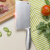 定制适用菜刀厨房刀具不锈钢厨师专用斩切两用切片切肉切菜刀砍骨 白色 60°以上 18cm 125mm