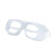 防尘眼镜工业粉尘不起雾防尘护目镜防风沙眼镜防风目镜玻璃片透明 小风镜3副