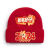 铸固 防寒帽 2024龙年新年针织帽拜年喜庆庆祝帽子可爱温馨氛围感帽子男女款 红色5 1-10岁 