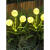 燕妹子（Yanmeizi）太阳能庭院灯户外蒲公英阳台花园布置景观彩灯插地草坪灯装饰氛围 2个装-暖光-三头太阳能蒲公英灯