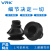 威尔克VRK ZP系列双层风琴吸盘真空吸嘴ZP卡环迷你小吸盘 ZP32BN/中号 黑色橡胶 