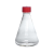 LABSELECT 甄选 三角细胞培养瓶摇菌瓶锥形透气盖PC玻璃瓶 1000ml,1个/包