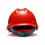 梅思安/MSA ABS标准型一指键帽衬 V型安全帽施工建筑工地劳保头盔 红色 5顶装 企业定制