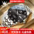 欧利时瑞士认证手表男机械表双日历防水夜光男士手表十大品牌高档男表 银黑钢带礼盒包装定制刻字