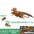南旗多美卡安利亚侏罗纪世界暴龙霸王龙恐龙男孩玩具仿真动物模型 双型齿龙179337