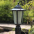 草坪灯户外景观灯 铝防水立柱LED道路灯欧式庭院花园草地路灯 黑色1.2米