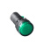中部工品 指示灯 LED灯芯信号灯 高温阻燃电源按钮 AD16-22DS 端子压接式 单位：个 绿色ACDC220V交直流通用 