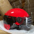 摩托车头盔碳纤维3认证电动车半盔男女通用防嗮四季透气卡其色 亮黑色3C款 茶色镜片