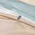 蓝羽蝶 A类60s床上四件套全棉床单被罩纯色纯棉被套床笠北欧酒店风床品 佳-梵星蓝+浅香槟 1.8m床笠款四件套（被套200*230cm）