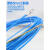 电工穿线神器拽线绳串线带暗线专用引线器穿管器管道穿线管穿线器 蓝色5mm单弹簧扁头5米