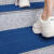 洁力 地垫台阶垫防滑垫 吸水刮泥 可定制尺寸 轮胎纹蓝色（无需拼接） 40*480cm