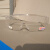 护目镜防飞溅防风沙安全透明防护眼镜 劳保眼镜 工作护目镜 蓝边眼镜