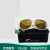 SD-4激光防护眼镜 防532nm 1064nm波长激光美容激光打标眼镜 SD-4标准款黑框 不可内置眼镜