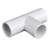 联塑 管三通PVC电工套管配件白色 Φ50