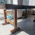 天颛实木大板桌支架桌子腿大板支架脚实木底座支架茶餐桌腿桌脚定制 奥坎工字架高65厘米（一对） 40厘米宽度