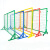 移动护栏网可移动围栏网户外栅栏隔离栏快递分拣栏车间仓库隔离网 三角支架款1.12米高1.4米长