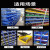 仓库货架分类零件盒物料盒件盒塑料盒子螺丝盒工具箱配件收纳盒 Q4(蓝)8个装无支柱 原厂原箱
