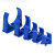 联塑蓝色PVC  塑料 UPVC管夹 U型 马鞍 鞍型管夹 管扣 32mm