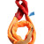 工业柔性吊装带双扣环形起重圆形软吊带吊车吊树吊绳2T3T5吨 柔性2T5米