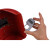 运安晟 电焊防护面罩 红钢纸手持 防护全脸 轻便便携防护焊帽 防火星 防高温面具 1.5MM加厚红钢纸（送两片9号黑玻