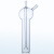 二氧化硫吸收瓶 氨氮化物吸收管 带砂芯 玻璃透明棕色 10/25/50/7 125ml棕色