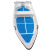 双层加厚玻璃纤维船 救生艇冲锋舟钓鱼船 带自排水 活水仓 可配马达 双层加厚3.8米带自排水+7马力