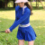 歌芬蔓（GILFUNMAR）品牌轻奢高尔夫服装女装新款长袖T恤上衣运动休闲裙裤高尔夫套装 蓝色长袖 M