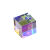 合色棱镜太阳捕手光之立方块透明彩虹玻璃阳光立方体ins风礼物 20mm小屋【+礼盒+手电】