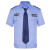 保安制服工作服夏装男女新式物业安保短袖衬衣夏季蓝色保安服工装 灰长上衣 3XL