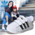 阿迪达斯 （adidas）三叶草童鞋 夏季新款贝壳头宝宝鞋时尚魔术贴透气休闲低帮板鞋 EF4842 20/4K