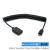 Micro Mini转标准HDMI接口4K弹簧伸缩60HZ数据线加长延长转接头弯 Mini HDMI弯头款支持4K*2K60HZ 1.8米