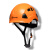 探洞工业防护头盔高空作业头盔户外速降攀岩保护子 橙色