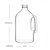泡酒瓶家用厨房带把手高硼玻璃瓶储存瓶油瓶食品级密封罐GL45螺口 2000ml