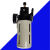 气动气源处理调压阀二联件BFC2000气压表空压机油水分离器过滤BFR BFC2000铁壳+公母头