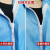 LZJV高品质大牙拉链无尘服连体防尘服男女喷漆  防护服 衣服 蓝色 连帽分体/大牙拉链 XL