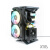 【Xproto 水冷挂架】 支持360mm  280mm  240mm冷排 XTIA拓展套件 黑色240AIO 一体水冷挂架 240AIO br