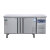 不锈钢商用保鲜工作台厨房卧式冷柜双温冷藏平冷操作台奶吧台 长120宽80高80单冷冻