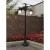 中式户外太阳能防水庭院灯花园别墅景观室外公园3米高杆路灯 接电款单头---高3.4米砂黑