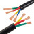 国标RVV电线电缆软护套线2/3/4/5芯1.5/2.5/4/6平方电源线 5芯 国标 0.75平方【10米价】