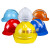 定制透气国标加厚头盔施工建筑工程电力防护帽男士定制 黄色 V型